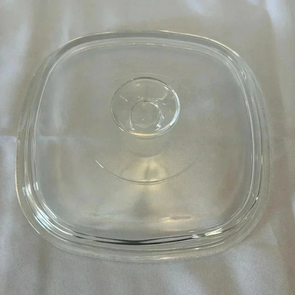 Vintage CorningWare "Peony Floral" A-1-B 2 Liter Casserole Dish w/ Pyrex Lid A9C - Picture 9 of 12